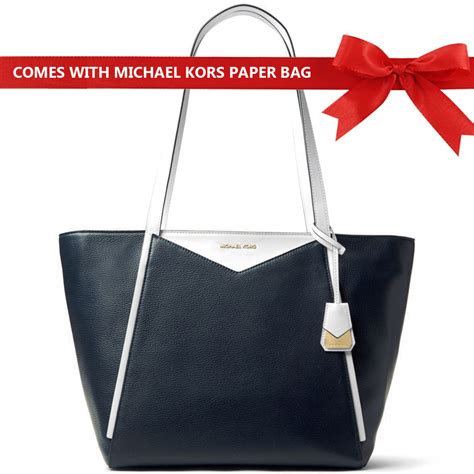 michael kors witney bag in blue|Michael Kors whitney tote.